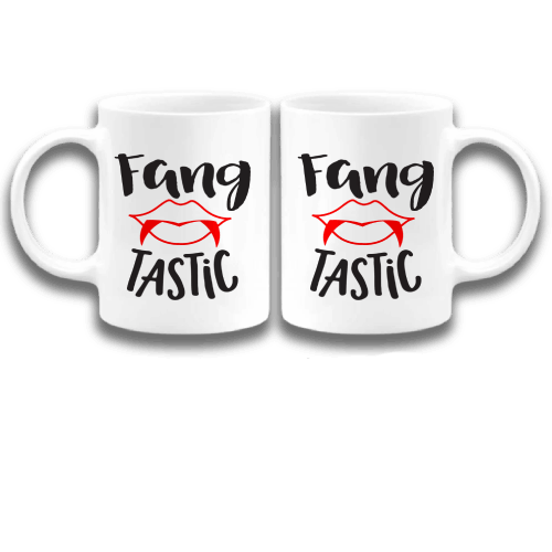 Fang Tastic Coffee Mug for Halloween, Dracula Mug, Coffee Mug for him, Coffee Mug for her, Mug for Friend, Mug with sayings
