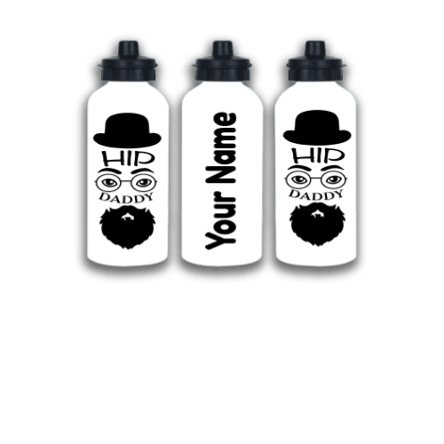 Hip daddy water bottle, gift for cool daddy, water bottle for dad, custom water bottle Hip daddy water bottle, gift for cool daddy, water bottle for dad, custom water bottle