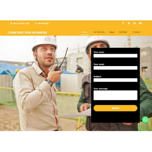 Construction website