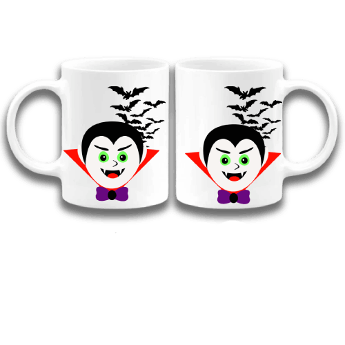 Dracula Mug, Bat Coffee Mug for him, Coffee Mug for her, Mug for Friend, Mug with sayings