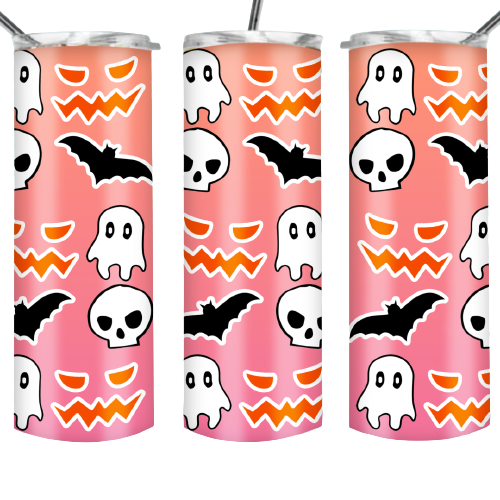 Ghost, Skull, Bat, Scary Pumpkin Skinny Tumbler for Halloween, Pink Tumbler, Cute Halloween Tumbler, Ghost, Skull, Bat, Scary Pumpkin Skinny Tumbler for Halloween, Pink Tumbler, Cute Halloween Tumbler,