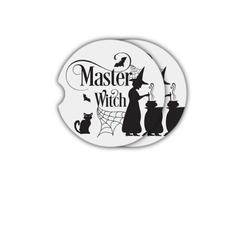 Master Witch Car Coaster, Neoprene Cart Coaster, Personalized Coaster for Halloween, Car Coaster, Gift for him, Car Accessories Master Witch Car Coaster, Neoprene Cart Coaster, Personalized Coaster for Halloween, Car Coaster, Gift for him, Car Accessories
