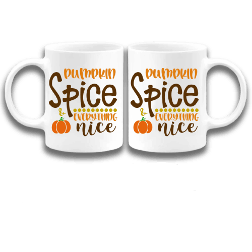 Pumpkin Spice Everything Nice Halloween Mug, Coffee Mug for her, Mug for Friend, Mug with sayings, Spooky Season