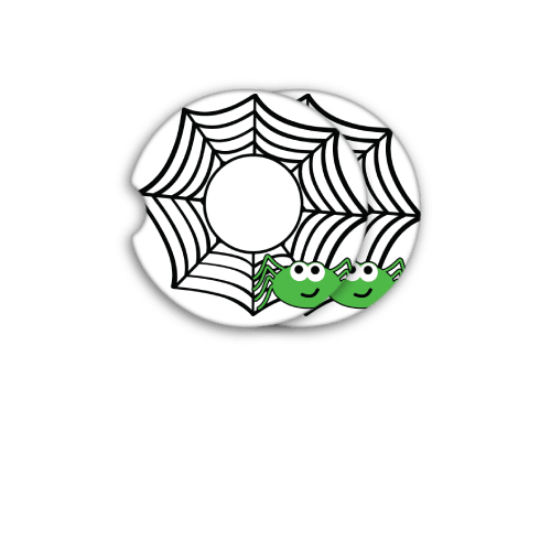 Spider Wap Car Coaster, Image on coaster, Personalized Coaster, Car Coaster, Gift for him, Gift for Her, Car Accessories