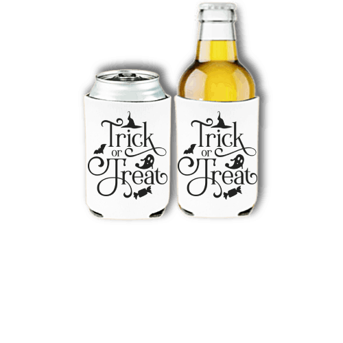Trick or Treat Can Sleeve bottle Sleeve, Can Holder, Beer Bottle Insulator, Beverage Holder, Soda Holder,