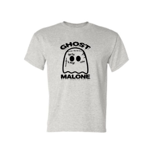 Ghost Malone Ash Color T-shirt For Adult, Halloween Shirt, Cute Ghost Image on Tee, Gift for Her Ghost Malone Ash Color T-shirt For Adult, Halloween Shirt, Cute Ghost Image on Tee, Gift for Her