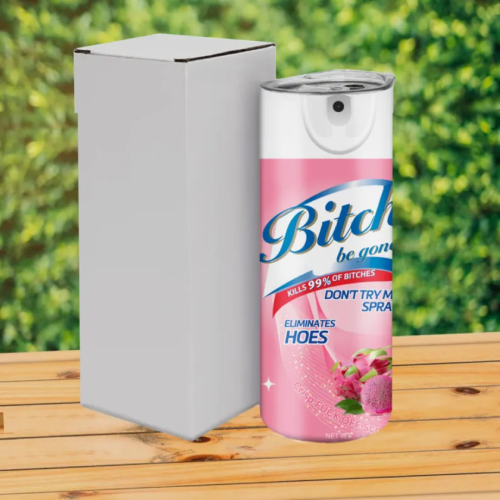 Bitch Be Gone Lysol-Inspired Tumbler Design in Pink, Purple, Light Blue, Yellow color - Adult Humor Tumbler - Funny Mug Bitch Be Gone Lysol-Inspired Tumbler Design in Pink, Purple, Light Blue, Yellow color - Adult Humor Tumbler - Funny Mug