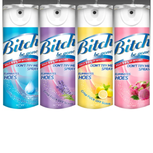 Bitch Be Gone Lysol-Inspired Tumbler Design in Pink, Purple, Light Blue, Yellow color - Adult Humor Tumbler - Funny Mug Bitch Be Gone Lysol-Inspired Tumbler Design in Pink, Purple, Light Blue, Yellow color - Adult Humor Tumbler - Funny Mug