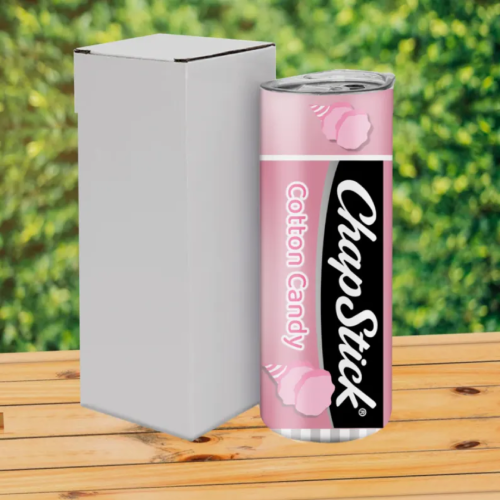 Chapstick Cotton Candy Inspired Coffee Tumbler - Pink Coffee Tumblers, Gift For Her, Unique Gifts, Gift For Mom - Travel Mug for Mothers Day Chapstick Cotton Candy Inspired Coffee Tumbler - Pink Coffee Tumblers, Gift For Her, Unique Gifts, Gift For Mom - Travel Mug for Mothers Day